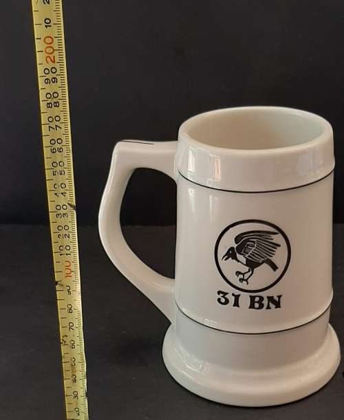 ** Border War : 31 Battalion Ceramic Regimental Tankard (Pre-1980).**