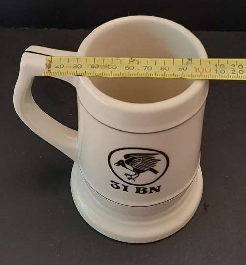 ** Border War : 31 Battalion Ceramic Regimental Tankard (Pre-1980).**