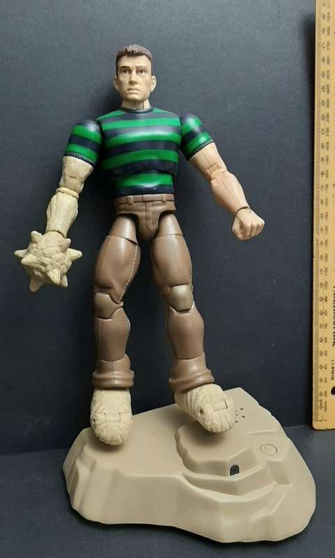 2007 Marvel Spiderman 3 Sandman Action Figure with original base 29 cm