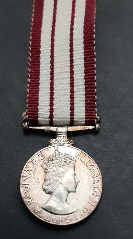 ** 1962 British Naval General Service Miniature Medal w/ Ribbon.**