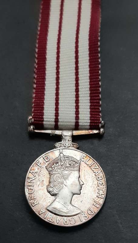 ** 1962 British Naval General Service Miniature Medal w/ Ribbon.**