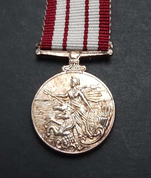 ** 1962 British Naval General Service Miniature Medal w/ Ribbon.**