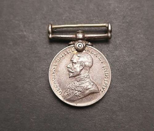 ** KGV Long Service in Volunteer Force (Colonies) Miniature Medal. **