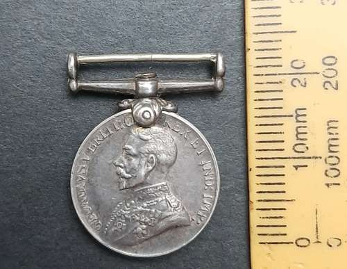 ** KGV Long Service in Volunteer Force (Colonies) Miniature Medal. **