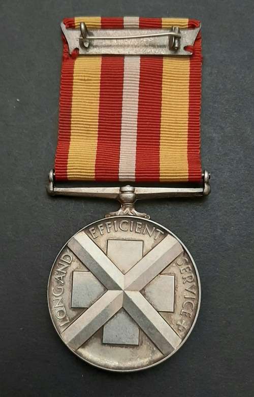** .925 Silver Red Cross Voluntary Medical Service Medal w/ Ribbon (45.23g).**
