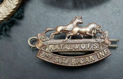 ** WW1 South African Infantry Insignia Lot (1st, 2nd and 4th Regiments).**