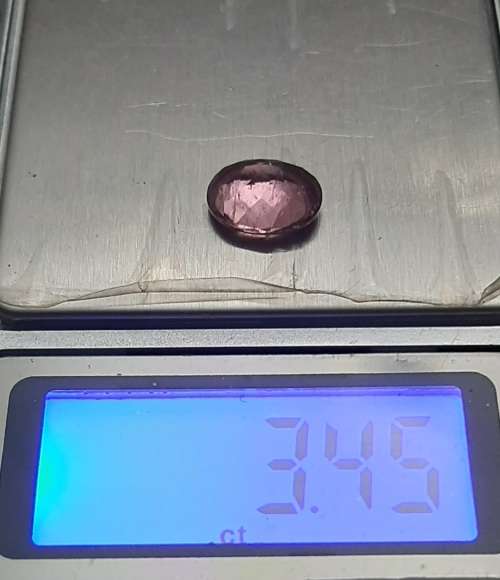 ** STUNNING:  3.45 ct  Soft Pink Oval Cut Facet Tourmaline Gemstone.**