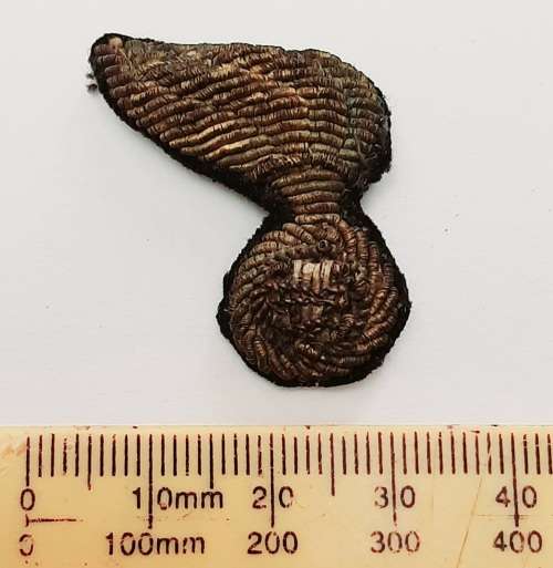 ** WW2 Italian Artillery Officer`s Bullion Insignia (x1).**