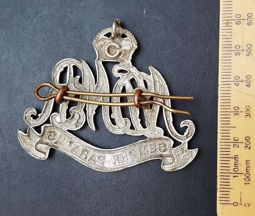 **RARE : 1902-1913  Northern District Mounted Rifles Slouch Hat Badge w/ Pin .**