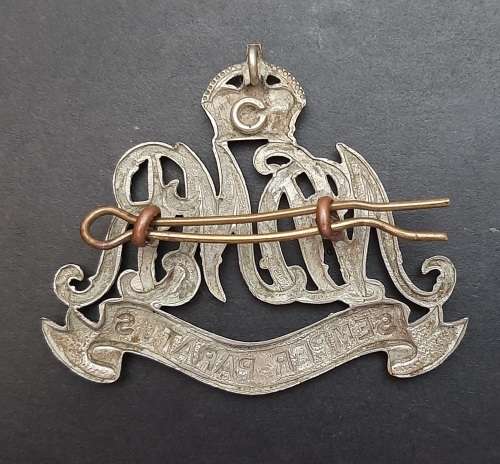 **RARE : 1902-1913  Northern District Mounted Rifles Slouch Hat Badge w/ Pin .**