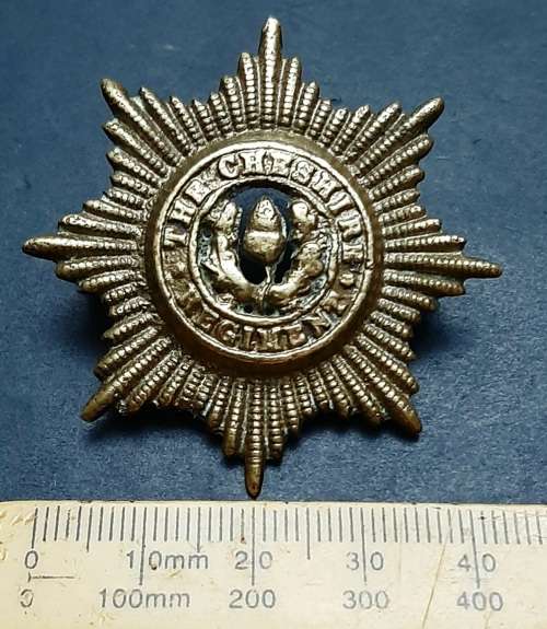 ** 1922 Cheshire Regiment Brass Cap Badge (Lugs Intact).**