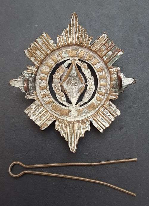 ** 1899-1939 Kimberley Regiment Voided Cap Badge w/ Pin (6cm x 6cm).**