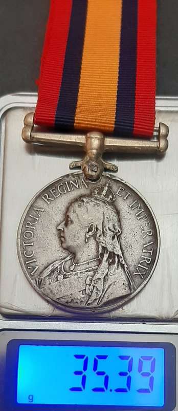 ** Boer War : Queen`s South Africa Medal w/ Ribbon Att: South African Constabulary. **