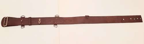 Boer War British Officer's Leather Mounted Infantry Sam Browne Belt - Patt.1897