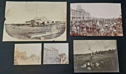 **RARE : Southern Rhodesia Volunteers Boer War Photograph Lot #1 (x5).**