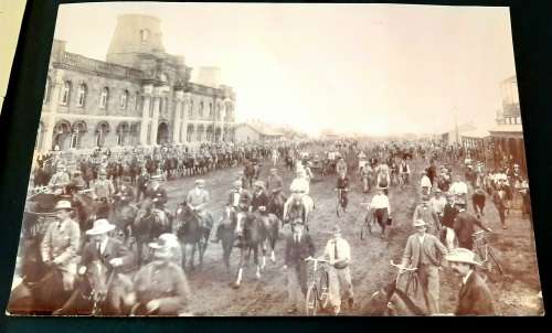**RARE : Southern Rhodesia Volunteers Boer War Photograph Lot #1 (x5).**