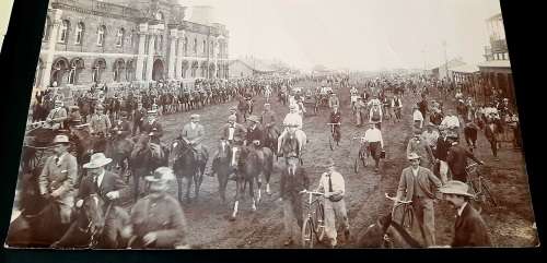**RARE : Southern Rhodesia Volunteers Boer War Photograph Lot #1 (x5).**