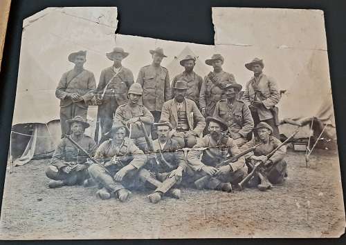 **RARE : Southern Rhodesia Volunteers Boer War Photograph Lot #3 (x2).**
