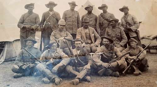 **RARE : Southern Rhodesia Volunteers Boer War Photograph Lot #3 (x2).**