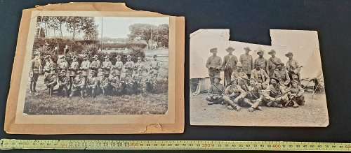 **RARE : Southern Rhodesia Volunteers Boer War Photograph Lot #3 (x2).**