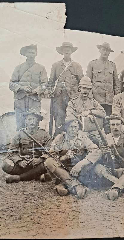 **RARE : Southern Rhodesia Volunteers Boer War Photograph Lot #3 (x2).**