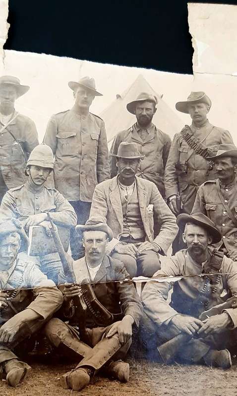 **RARE : Southern Rhodesia Volunteers Boer War Photograph Lot #3 (x2).**