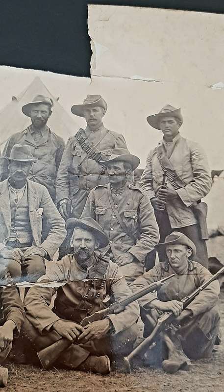 **RARE : Southern Rhodesia Volunteers Boer War Photograph Lot #3 (x2).**