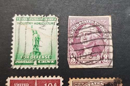 ** Lot 1920 - 1950 U.S. Postage Stamps x 5 (USED).**