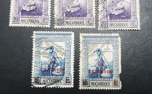 ** Lot 1919 & 1938 Portuguese Colonial Moçambique Stamps x6 (USED).**