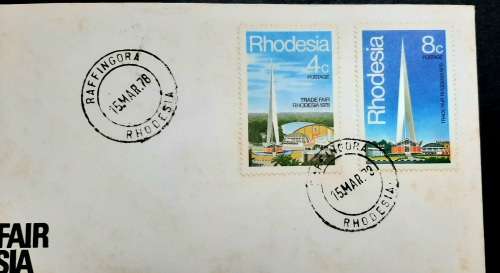 ** 1978 Rhodesia Trade Fair Posts & Telecoms FDC (UNUSED).**