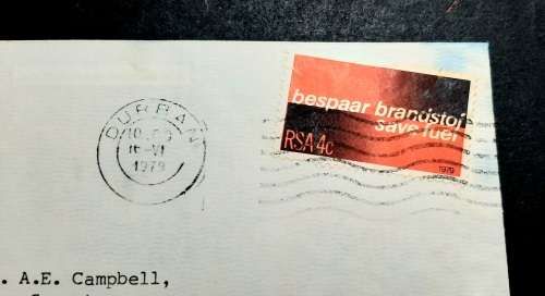** 1904 - 1979 Port Natal , Durban Letter Cover (USED).**