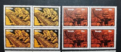 ** 1981 Venda ` Musical Instruments ` Mint Block Sheets x4 .**