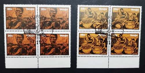 ** 1981 Venda ` Musical Instruments ` Mint Block Sheets x4 .**