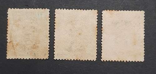 ** 1924 Southern Rhodesia KGV `Admiral` Stamps x3 (USED).**