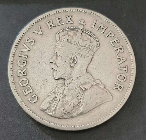 ** 1930 South Africa / Zuid Afrika  KGV 2½ Shillings .800 Silver Coin (VF) **.