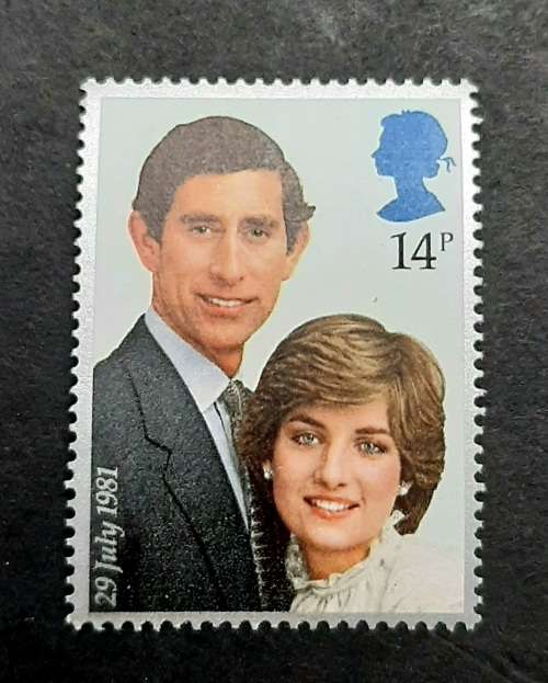 ** 1981 Great Britain Royal Wedding 14P Stamp (MINT).**