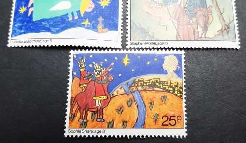 ** 1981 Great Britain Christmas Stamps Complete x 5 (MINT)