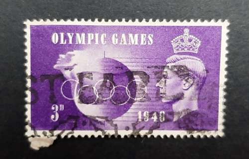 ** 1948 Great Britain Olympics 3d KGVI Stamp (USED) **