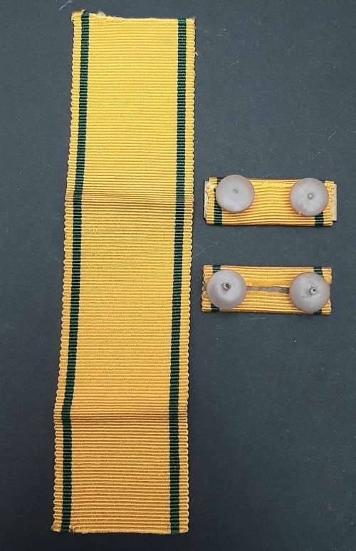 ** South African Prison Service Pre-1994 Faithful Service Medal w/ Ribbon Bars +  Ribbon Length.**
