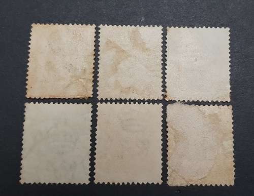 ** 1936 Malaya KGV Straits Settlements 2c Green Stamps x6 (USED).**