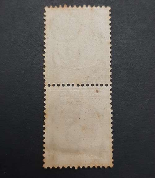 ** 1936 Malaya KGV Straits Settlements 1c Black Pair Stamps (UNUSED).**