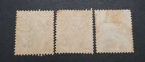 ** 1936 Malaya KGV Straits Settlements 25c Stamps x3 (USED).**