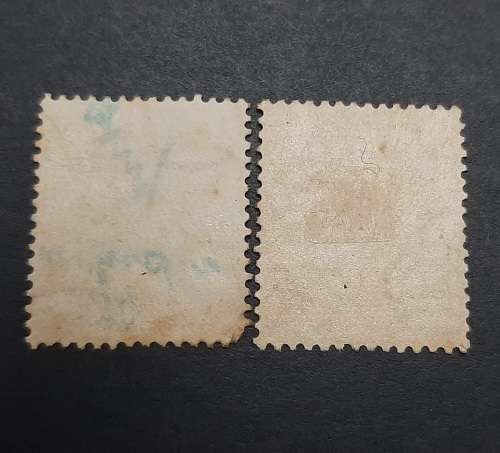 ** 1936 Malaya KGV Straits Settlements 4c Stamps x2 (USED).**