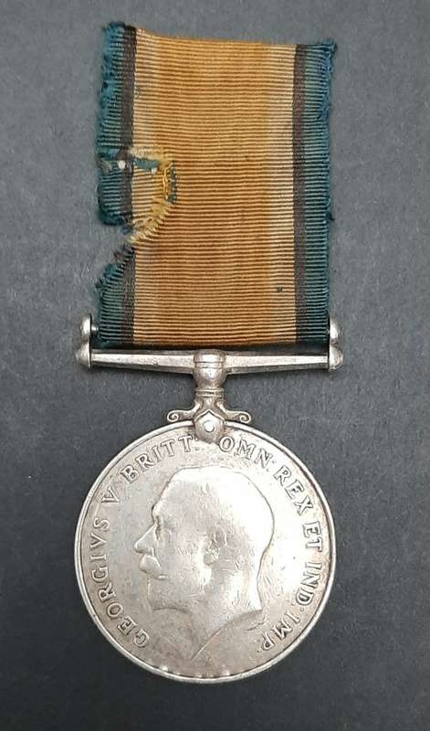 WW1 British War Medal: 1st Kings African Rifles with Ribbon attached Pte. Nani