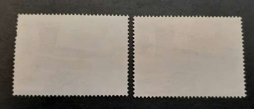 ** 1972 Great Britain QEII  BBC Anniv. 7 ½P Stamps x2 (USED).**