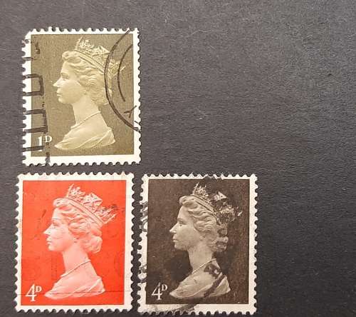 ** 1967 Great Britain QEII Pre-Decimal Stamps x 14 (USED).**