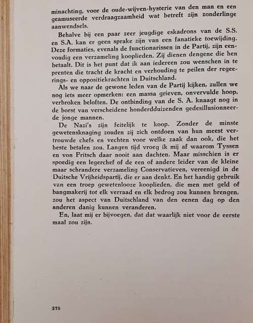 Signed 1940 Edition ` Nazi Praktijken ` by Hansjürgen Koehler