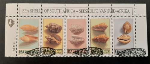 ** 1995 South Africa Sea Shells Block Stamps (UNUSED).**