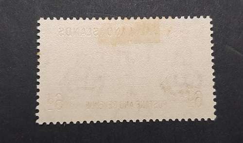 ** 1952  Falkland Islands KGVI 6d M.S.S. John Biscoe Stamp (UNUSED).**