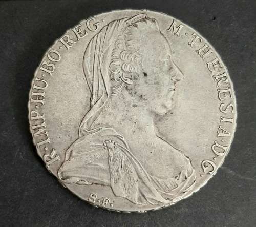 Middle East Fake: 1780 Maria Theresa Thaler Coin (Pewter)